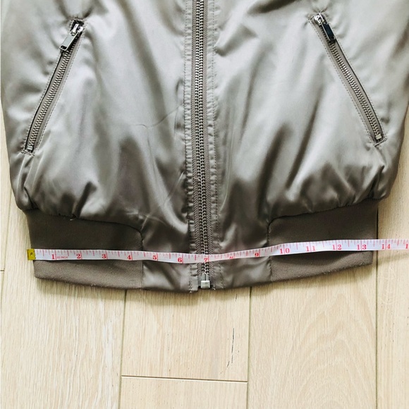 Aritzia Babaton Gilman Bomber Oversized Jacket Fabric Made in Italy Modern Taupe - Picture 14 of 16